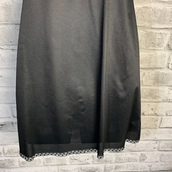 Vintage 90s Slip Dress Small Black Babydoll Short Lingerie Nightgown - Picture 9 of 16